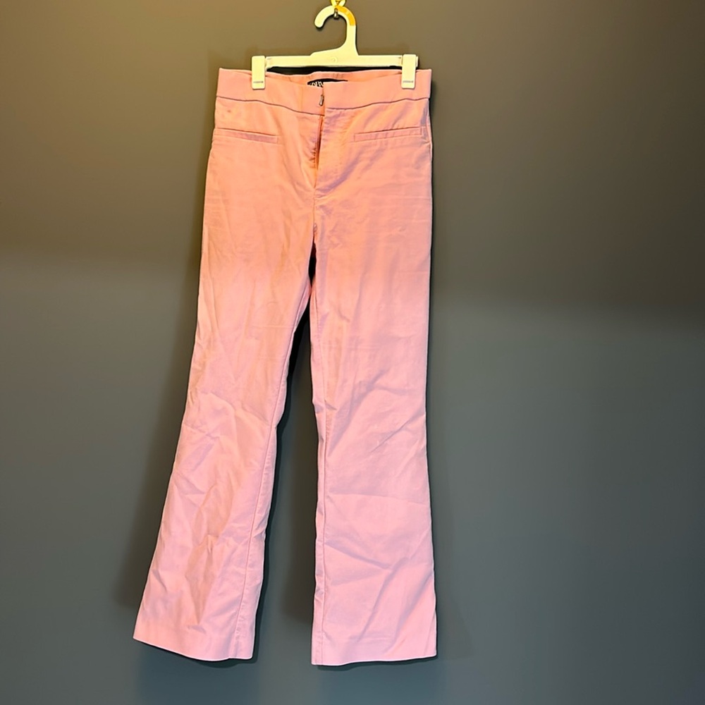 Zara pink cropped pants